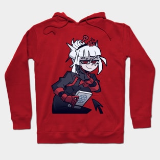 Maid Lucy Smug Examtaker (helltaker) Hoodie